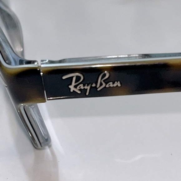 Ray-Ban Eyeglasses RB5150 5023 Tortoise Blue Rectangular Frames 50-19-135 - Picture 5 of 10